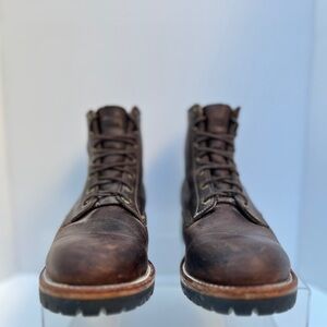 Chippewa boots. Size 11, chocolate brown.